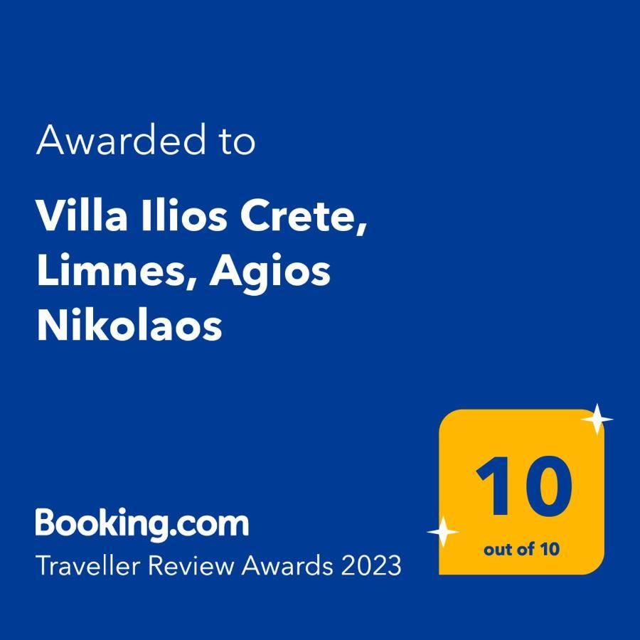 Villa Ilios Crete, Limnes, Agios Nikolaos Limnai Eksteriør billede